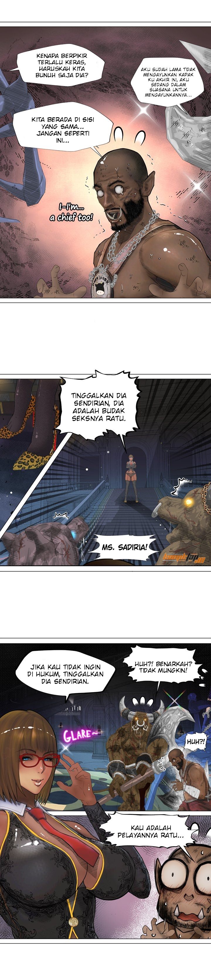 The Dark Elf Queen and the Slave Orc - Chapter 7 7