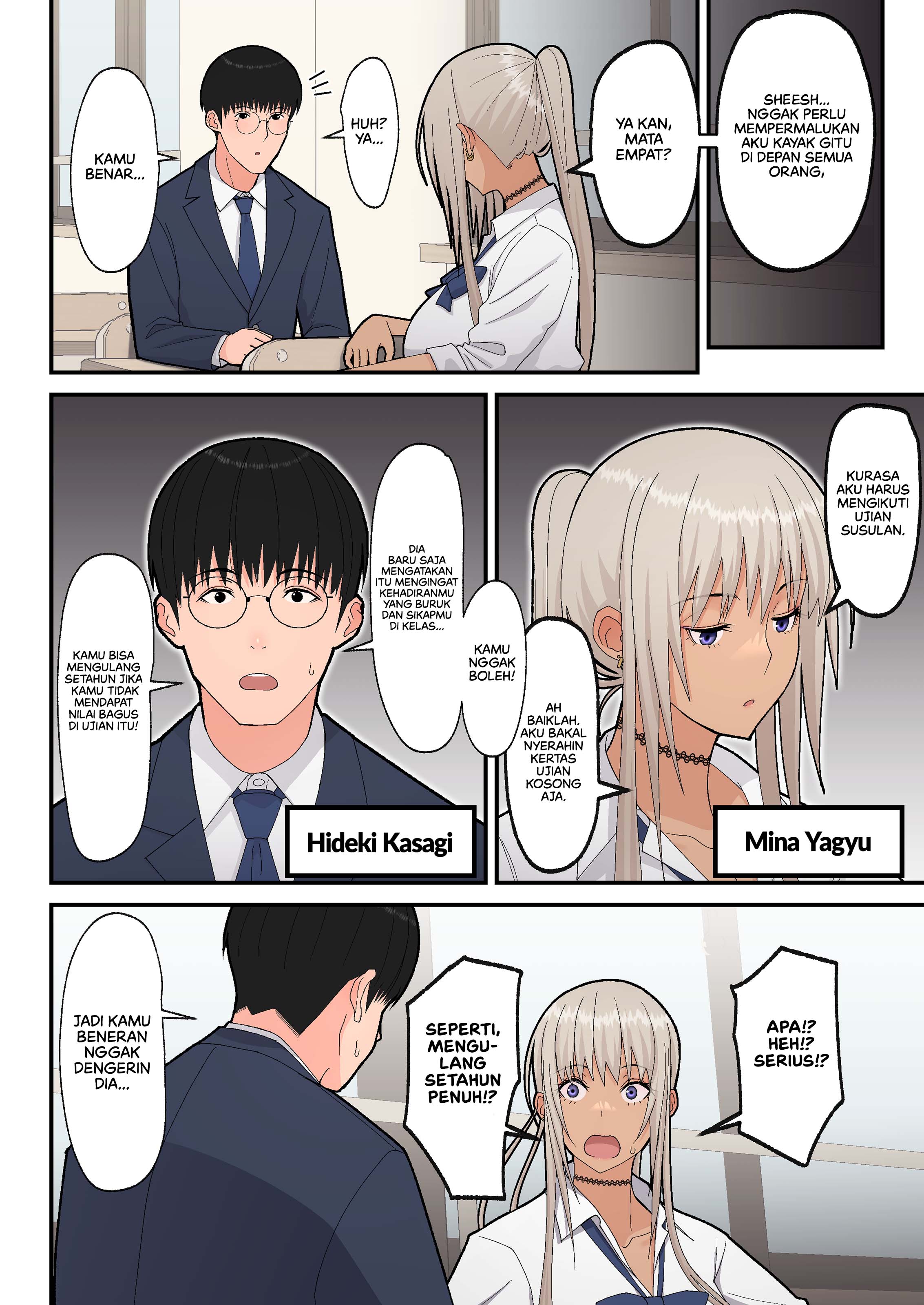 Sweet Love with the Blonde Gyaru - Chapter 1 end fix 4
