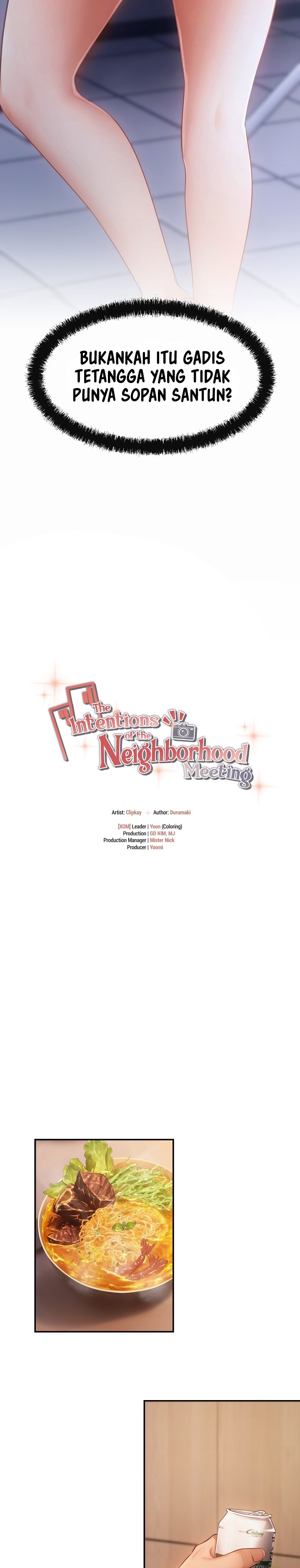The Intentions of the Neighborhood Meeting - Chapter 11 4